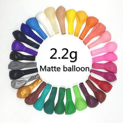 China Decorate latex balloon wholesale 2.2g 10 inch balloon10 inch matte latex balloon for sale