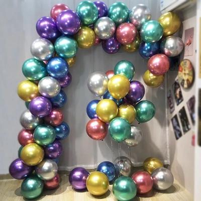 China Gift Toy Wholesale 10 Inch 2.8g Latex Balloon Toy Balloon Party Birthday Wedding Decoration Metallic Balloon for sale