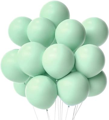 China 2022 other new popular mint green balloons, candy green holiday birthday pastel balloon for sale