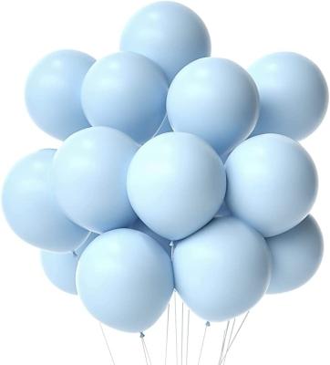 China Other Balloon 12inch Baby Blue Pastel Blue Balloons Wedding Engagement Birthday Baby Shower Balloons Garland Arch Kit for sale