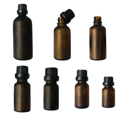 China Refillable Bottles Amber Glass Dropper Bottle For Essential Oil Massage Luxury Custom Dropper Glass Bottle Packaging 10ml 15ml 30ml 50ml 100ml for sale