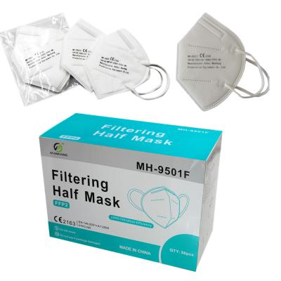 China Daily Civil Use China FFP2 Mask Manufacturers Non Woven Respirator Earloop CE ffp2 Masken for sale