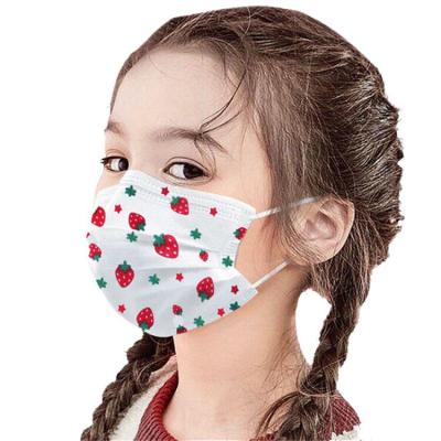 China Daily Civil Use Fast Delivery In Stock Disposable 3ply Nonwoven Fabric Protective Face Dust Mask For Kids for sale