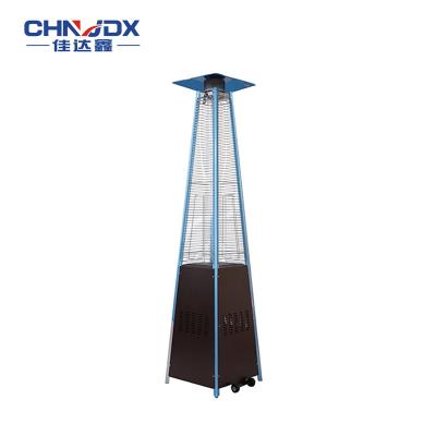 China Stocked Outdoor Standing Tower Gas Stainless Steel Propane Patio Pyramid Heater for sale