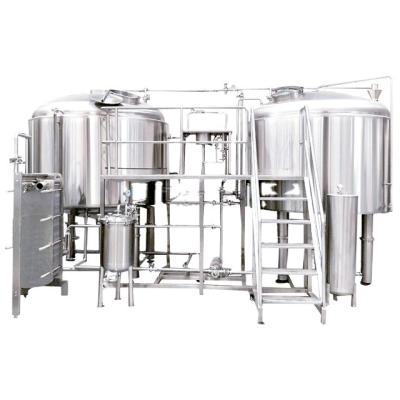 China Brewery Three Vessels Brewery System 1000 Customized 1200 1500 2000L Beer Brewing Equipment For Special Requests Stainless Steel for sale