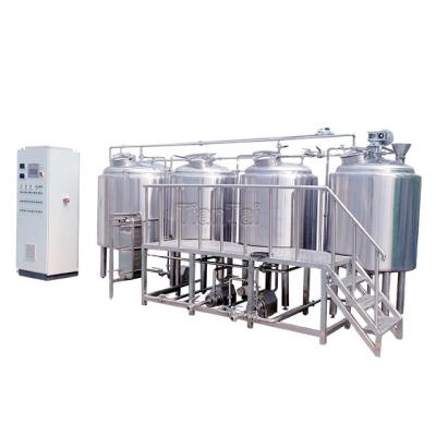 China Brewery 500l 600l 800l 1000l Two Three Tanks Customized Vessel Brewery Equipment Beer Brewing Brewhouse Stainless Steel System for sale