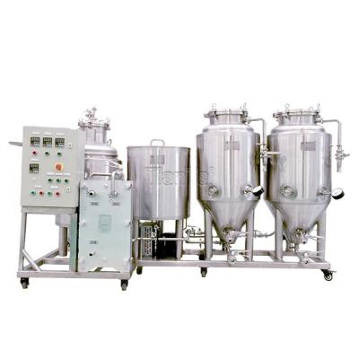 China High Efficiency 100L Home Brew Equipment Brewery Fermenter Tanks Beer Brewing System For Personal Use for sale