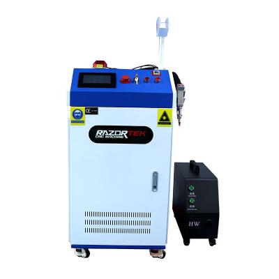 China Hotels 3 in 1 Laser Welding Machine Fiber Laser 1000w 1500w 2000w Rust Laser Cleaning and Painting for sale