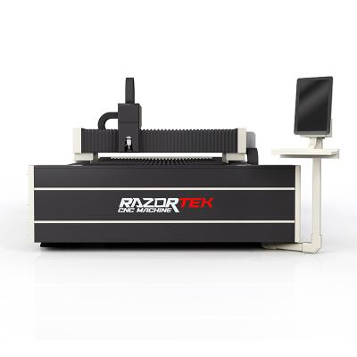 China 1000w 1500w cnc fiber laser water cooled cutting machine for 2mm 5mm metal stainless steel iron aluminum sheet for sale