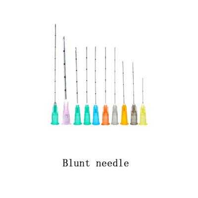 China Face blunt tip cannula micro fine needle for fillers sizes 18g 21g 22g 23g 25g 27g cannulaHot sale products for sale