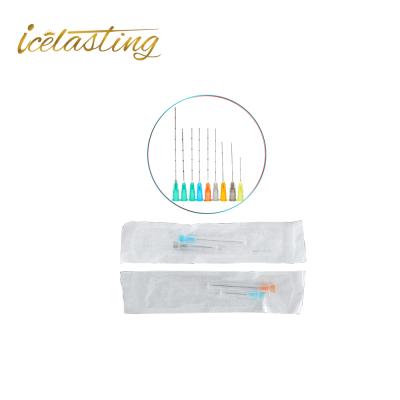 China Disposable sterile cylindrical face needle18G 21G 23G 25G27G for sale