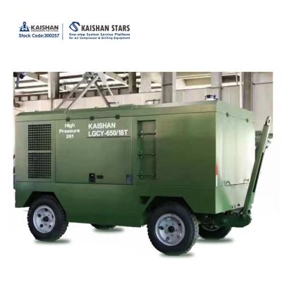 China Japan Lubricated High Pressure Portable Air Compressor For Drilling Machines for sale