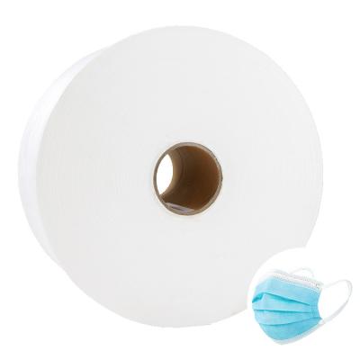 China Breathable PP Meltblown Nonwoven Face Mask Filter Cloth Biodegradable Melt Blown Non Woven Fabric Rolls EN14683 TYPE I II for sale