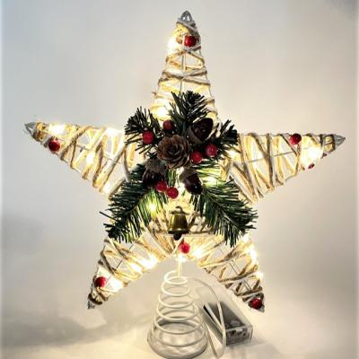 China Promotion Christmas Gift 2022 Top Christmas Tree Top Stars in the U.S. for sale