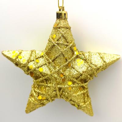 China Christmas decorations for hotel restaurant stores poly hanging star Golden Dragon Hanging Christmas Star decoration tree props for sale