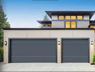 China Automatic Steel Insulated Sectional Garage Door for sale