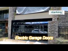 Sectional Electric Garage Doors Full View Aluminum Glass Garage Doors Sample Available