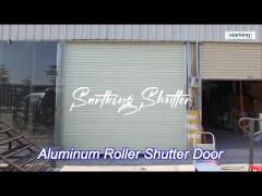 High Security Aluminum Roller Shutter Door For Commercial Buildings