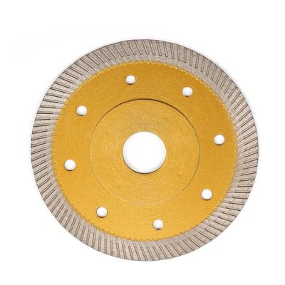 China RODOM Turbo 20mm Hot Pressed Type Flange 105mm Diamond Saw Blade for sale