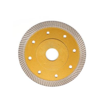 China 105mm Turbo 20mm Flange Hot Pressed Type Diamond Saw Blade for sale