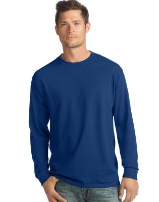 China Thermal Mens Clothing , Men's Long Sleeve T-Shirt Crew Neck Stitch Comfortable Soft Mens 100% Cotton T-Shirt for sale