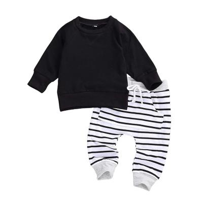 China China Manufacturer Baby Anti-pilling Long Sleeve T-shirt Set Comfortable Baby Wear Customized Printing for sale