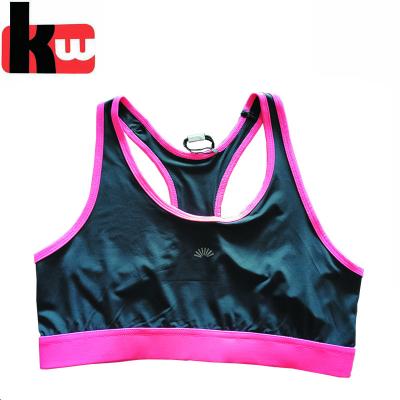 China Antibacterial Women's Sports Top Bra Quick-drying Yoga Gym Vest Large Size Clothing for sale