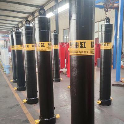 China Application: heavy duty truck mining hydraulic cylinder large tonnage multistage lifting for sale