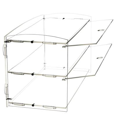 China Hot Sale PMMA Transparent Waterproof Wear-resisting Acrylic Cake Display Stand For Food Display for sale