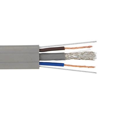 China Hot Selling Full Copper SFTP CAT5e with 2*1.0 Power Elevator Dedicated Network Cable Flex Cables for Elevators T-SFTP CAT5e+power+2steel for sale