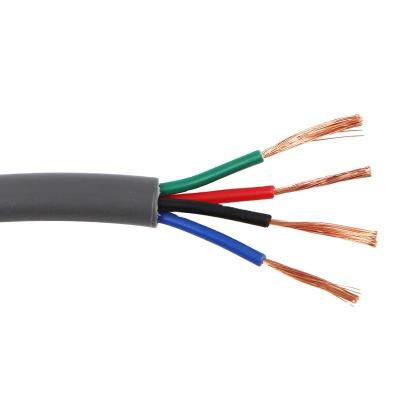 中国 Industrial Flexible Power Cord RVV Wire Line 4*1.5mm2 15 16awg 4core Machine Equipment Full Line Signal Alarm Copper Control Waterproof 販売のため