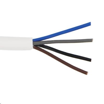 中国 4*0.3mm2 22awg 4core 110v 220v 300v Full Signal Alarm Copper Control Telecom Power Cord RVV AVVR Flexible Line Cable Line Waterproof 販売のため