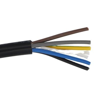 China New Construction RVV Electrical Signal Cable 20awg Full Copper Electrical Machine Cable 0.5mm Flexible Equipment Wire 5core WI for sale