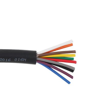 China Flexible Telecommunication Power Cord RVV Wire Line 10*1.5mm2 15 16awg 10core Machine Equipment Full Line Signal Alarm Copper Control Waterproof for sale