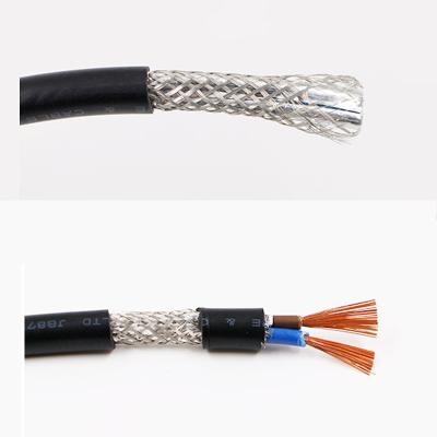 China Wholesale Electrical Cable 24awg Building Signal Cable RVVP 2core 0.2mm Copper Electrical Wires Cables Full Flexible Braid Shield for sale