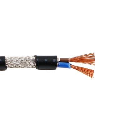 중국 Machine flexible equipment full cord RVVP RVSP 2*0.75 2core0.75mm2 18awg 2464 telecommunication sector signal alarm copper line shield braid cable 판매용