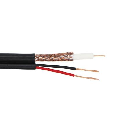 중국 Hot Selling Good Quality High Conductivity and Long Service Life RG59 WITH Power 2c 20awg 18awg KX6 DC CCTV Video Camera CABLE 0.75mm™; ² (18awg) 판매용