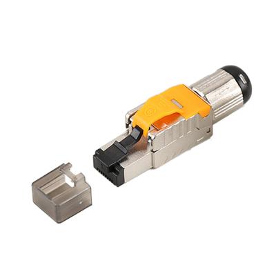 중국 TIA/EIA 568A/568B New 8P8c FTP Enumerating Plug Shielded Rj 45 Gold Plating Shield Rj45 Tool Cat8 CAT7 CAT6a Connector Free 판매용