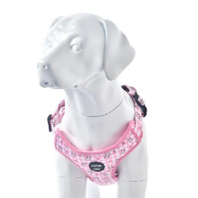 China Wholesale Custom Mesh Padded No Pull Pet Harness Dog Harness Reflective Breathable Vest Custom Large Dog Harness Vest for sale