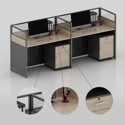 China Modern Style 2, 4, 6 Person Office Workstation Office Workstation China Factory New Design Fine Workstation Partition for sale