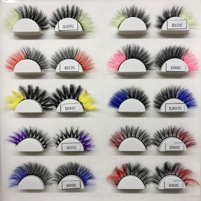 China Matte Black Eyelash Extension Private 2022 colorful brand big Lash Trays Easy Fan Faux Mink Volume Eyelashes for sale