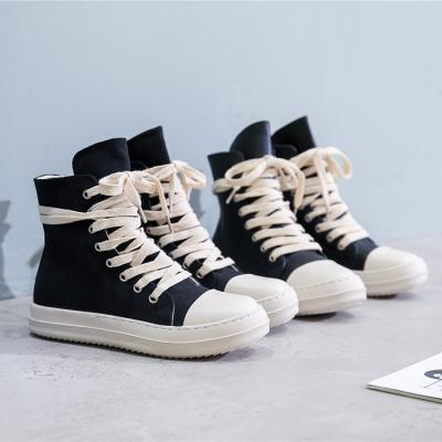 China Fashion Trend New Casual Teenager Shoes Lace Up Couples Platform Trendy Shoes Custom Fashion Women Sneakers for sale