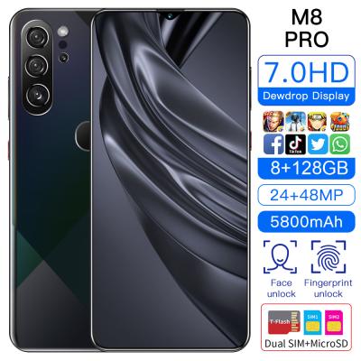 Chine M8 Pro Universal 5G Smartphones MTK-6899 Android 10.0 Mobile Phones10-Core 7.0 Inch HD Camera Cellphones à vendre