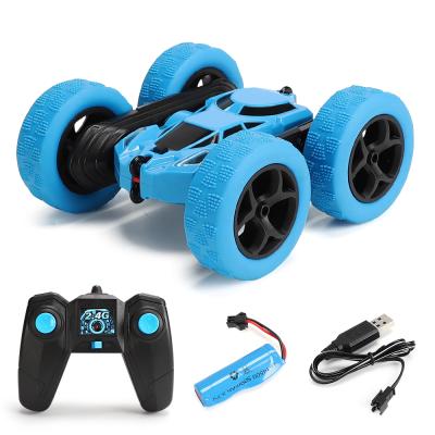 Chine 2021 NEW Remote Control Car Toy 4WD Stunt Double-sided Vehicle Toy Anti-falling Off-road Drift Car Toy à vendre