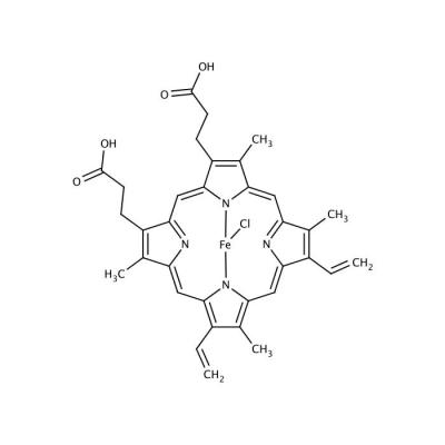 China ISO9001 Intermedios farmacéuticos Hemin 16009-13-5 en venta