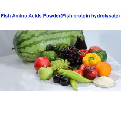 China Enzymatic Hydrolyzed Soluble Amino Acids Powder , Pure Fish Organic Fertilizer for sale