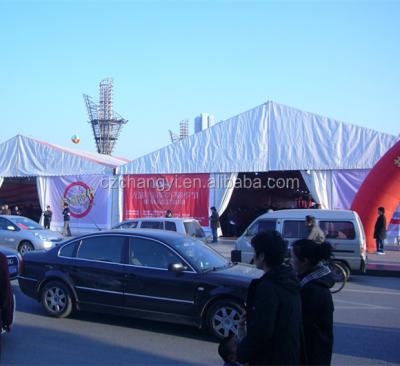 China Car Show Outdoor Pop Up Roof Auto Canopy Roof Top Winter Exhibition Tent With Lining for sale