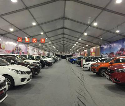 China Large Party 15m Width Commercial Car Show Tent for sale