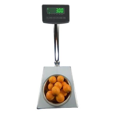 China Waterproof Floor Platform Scale 300kg 500kg Weighing Platform Scale Digital Weighing Indicator for sale