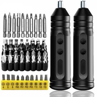 China Hot Selling ABS Mini Screw Driver Drill Portable Electric Screwdriver with USB Charging Multifunctional Machine Tool Set for sale